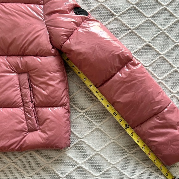 Noize Coco Crop Water Resistant Puffer Jacket Pink XS - Picture 9 of 13